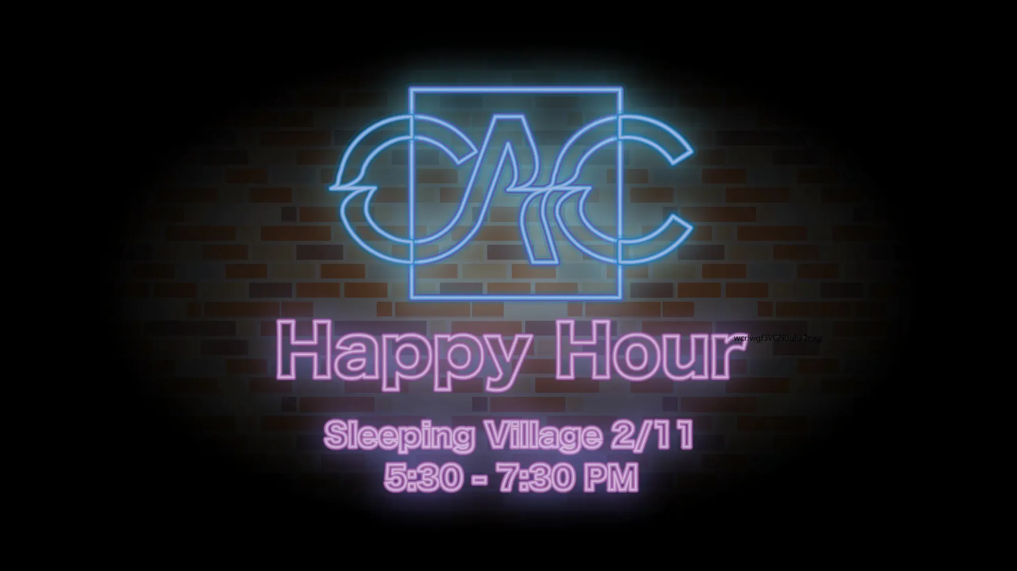 CAC Happy Hour - Tonight!