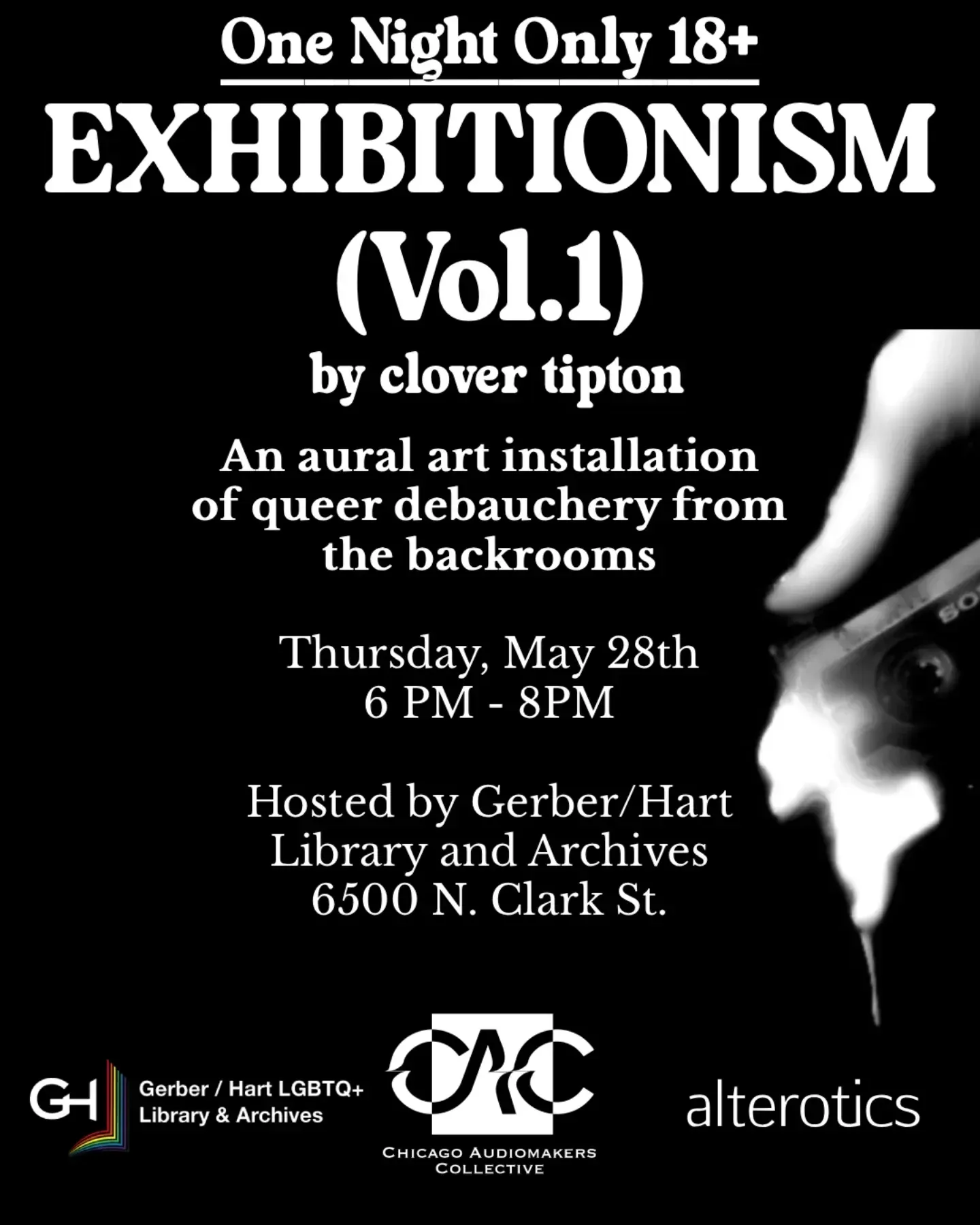 Exhibitionism (Vol. 1) Tomorrow Night!