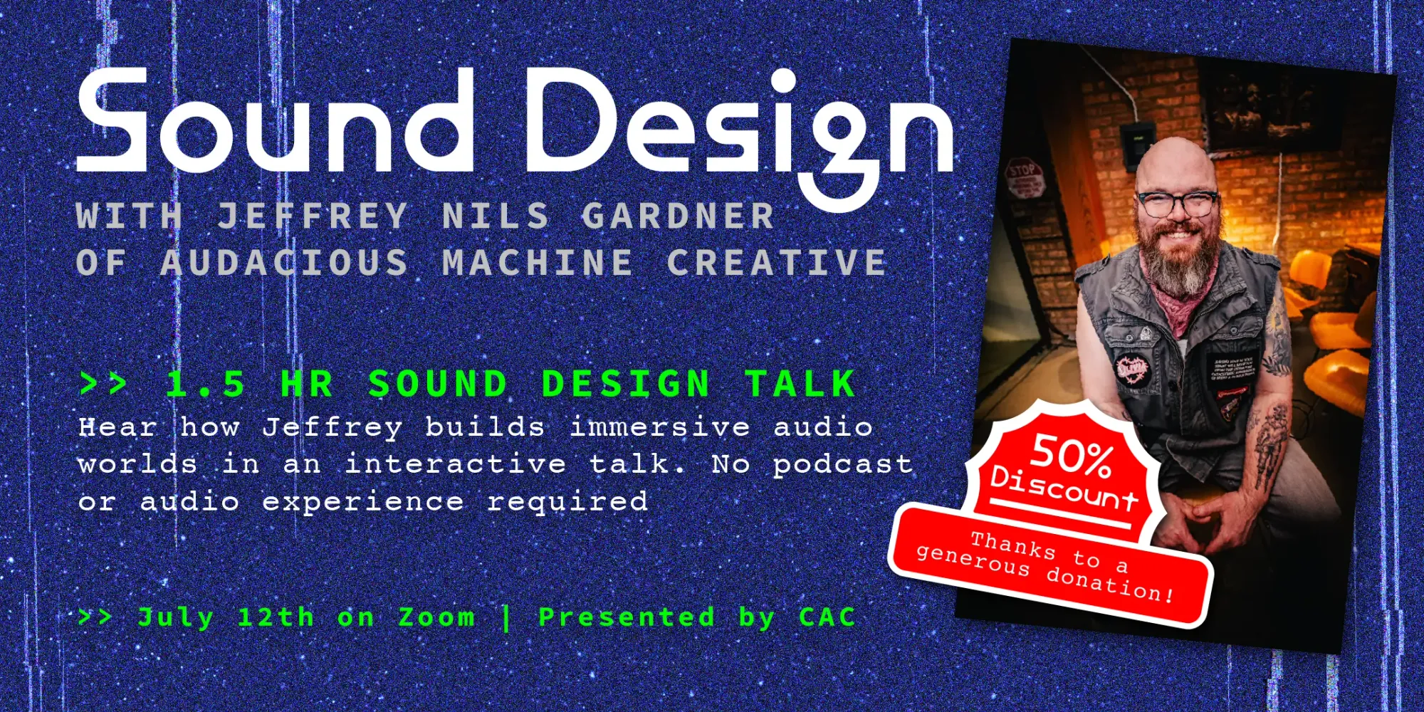 Sound Design Training Update: Online Session Available